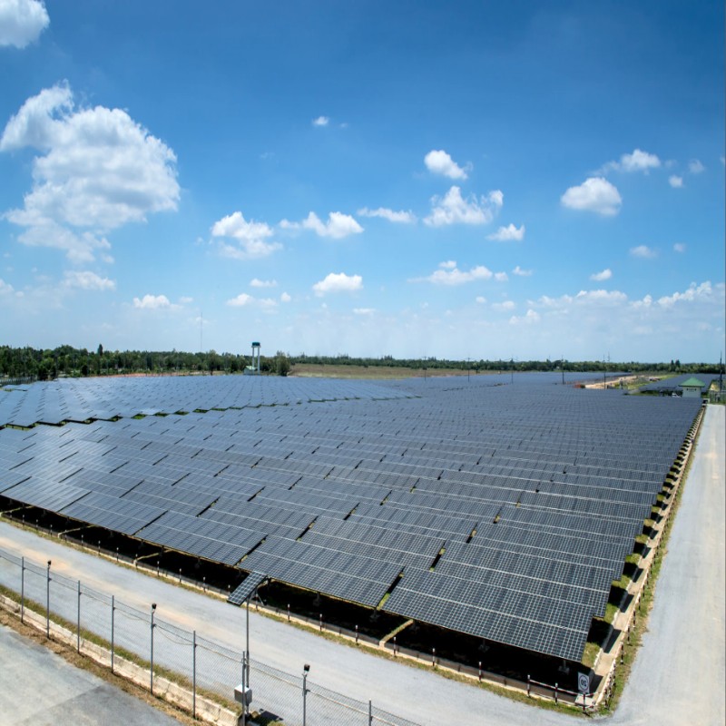 Solar Power Plant Fences